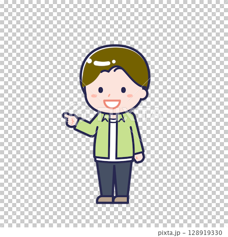 Casual clothes teenager / diagonal / male 16 128919330