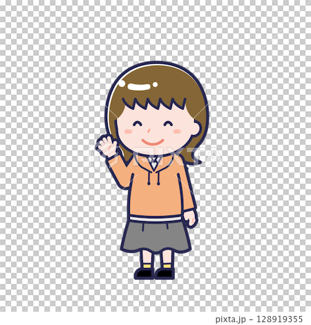 Casual clothes teenager / diagonal / female 10 Casual clothes teenager / diagonal / female 10 128919355