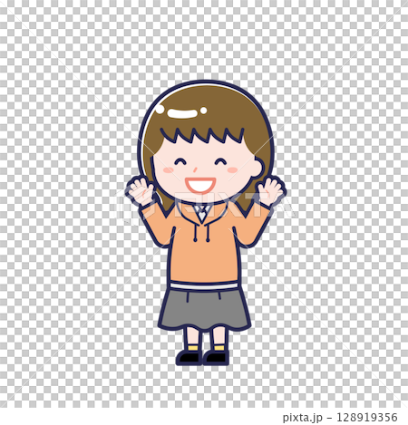 休閒服青少年/斜跨/女11 128919356