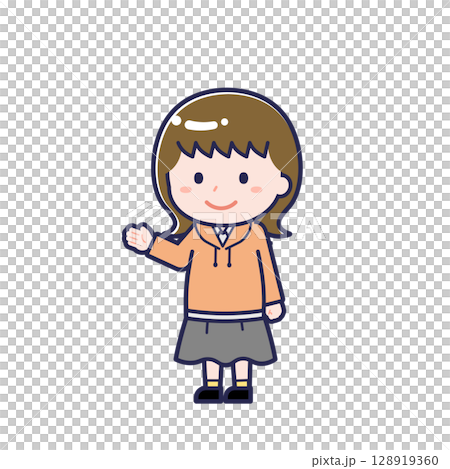 私服の10代/ななめ/女性 15 私服の10代/ななめ/女性 15 128919360