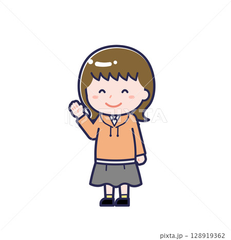 私服の10代／ななめ／女性 17 128919362