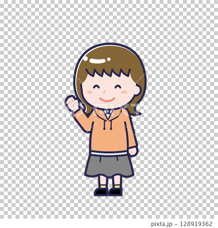 私服の10代／ななめ／女性 17 128919362