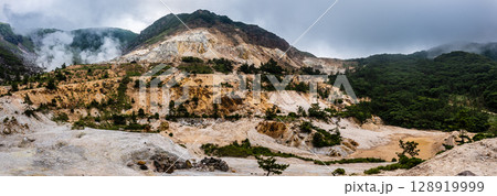 伽藍岳噴火口跡　パノラマ【大分県由布市】 128919999