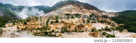 伽藍岳噴火口跡　パノラマ【大分県由布市】 128920063