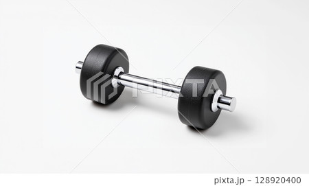 Single dumbbell for strength training and home workout 128920400