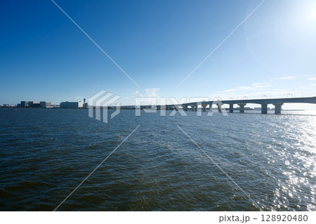 愛知県常滑市_りんくう緑地展望広場からの景色3_2025年7月 128920480