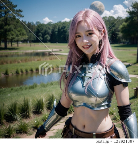 戦士コスプレ　笑顔！！ 128921397