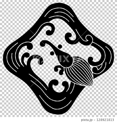 This is my family crest. It's called Sumi-tate Amaryu. 128921813