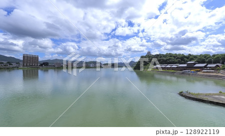 木曽川ライン大橋からの犬山城方向（夏）1 128922119
