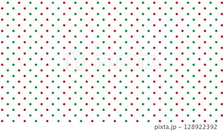 細かいドットパターン クリスマスカラー 細かいドットパターン クリスマスカラー 128922392