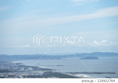 江ノ島 湘南平からの眺め 展望台 海 平塚市 藤沢市 7月 江ノ島 湘南平からの眺め 展望台 海 平塚市 藤沢市 7月 128922764