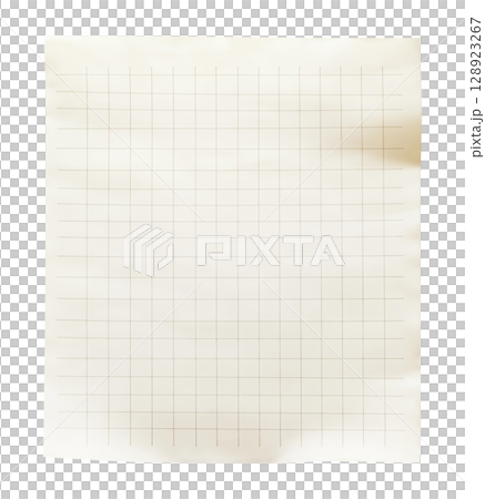 Blank Checkered Paper Sheet Blank Checkered Paper Sheet 128923267