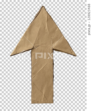 Cardboard Arrow Cardboard Arrow 128923488