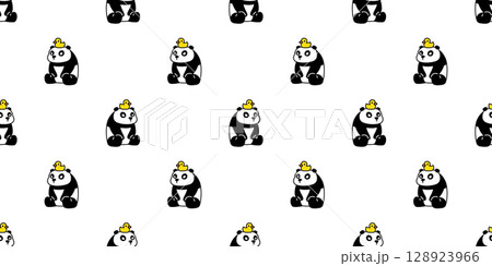 panda bear seamless pattern duck head polar bear vector cartoon doodle teddy tile background gift wrapping paper repeat wallpaper scarf isolated illustration design panda bear seamless pattern duck head polar bear vector cartoon doodle teddy tile background gift wrapping paper repeat wallpaper scarf isolated illustration design 128923966