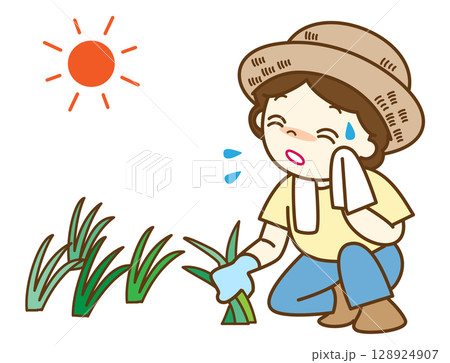 草むしり しんどい1 草むしり しんどい1 128924907