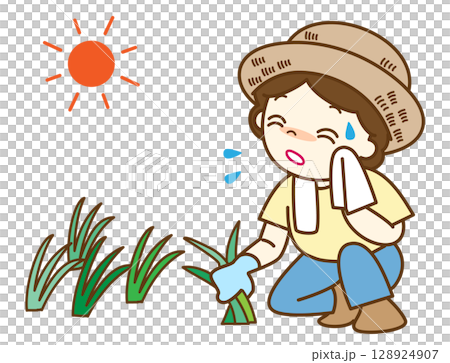 草むしり しんどい1 草むしり しんどい1 128924907