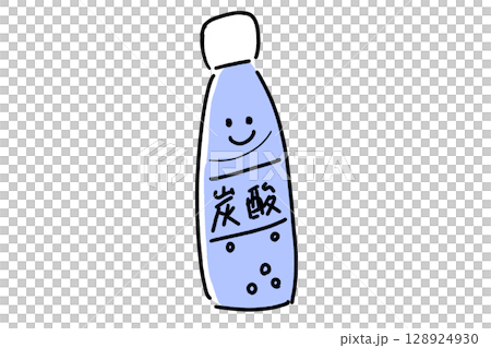 可愛的蘋果酒插圖 128924930