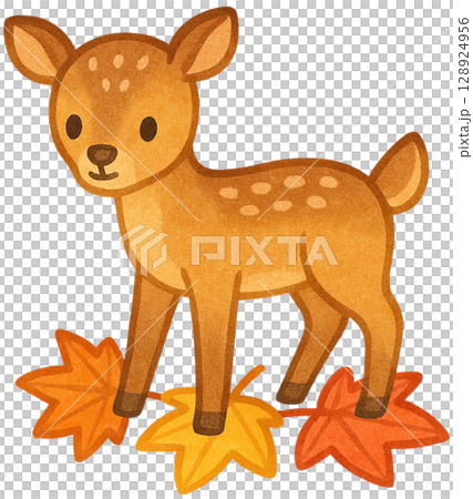 Deer with Leaves Deer with Leaves 128924956