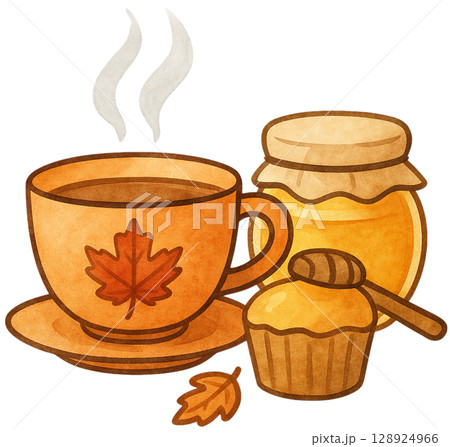 Fall Tea Set Fall Tea Set 128924966