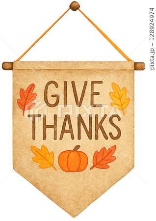 Give Thanks Sign 128924974