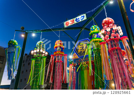 一宮七夕祭り 夜景 一宮七夕祭り 夜景 128925661