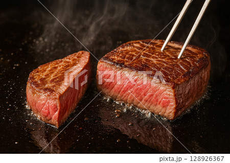 ステーキ 128926367