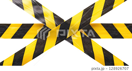 Warning Tape Cross 128926707