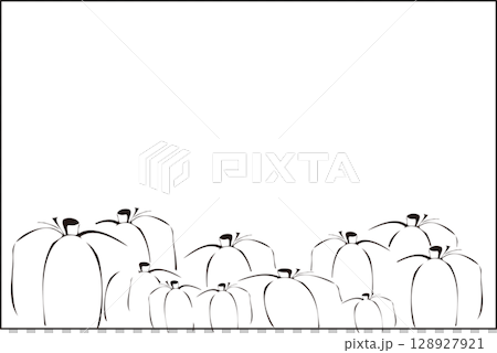 南瓜框,簡單,線條畫,黑白,白色背景,剪紙 南瓜框,簡單,線條畫,黑白,白色背景,剪紙 128927921