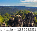 Saxon Switzerland view from above. 128928351