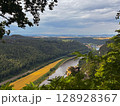 Saxon Switzerland view from above. 128928367