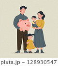 家族の笑顔を守る賢い貯金と安心生活の秘訣 128930547