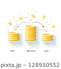 稼いで貯めて育てるお金が増える黄金の3ステップ 128930552