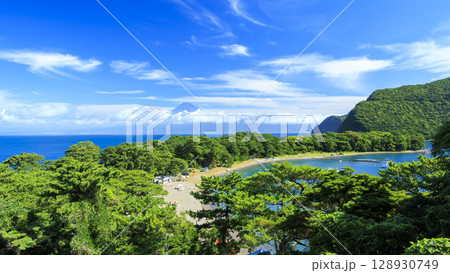 西伊豆からみた富士山 西伊豆からみた富士山 128930749