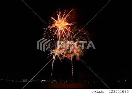 夏の夜空に咲く花火 <桑名水郷花火大会2025> 夏の夜空に咲く花火 <桑名水郷花火大会2025> 128931656