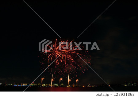 夏の夜空に咲く花火 <桑名水郷花火大会2025> 夏の夜空に咲く花火 <桑名水郷花火大会2025> 128931868