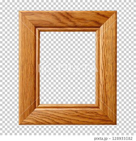Wooden Picture Frame with Simple Design and Natural Texture for Art Displays and Decor 128933182