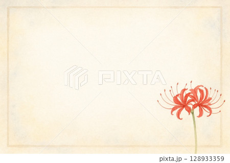 ポストカード 彼岸花 ポストカード 彼岸花 128933359