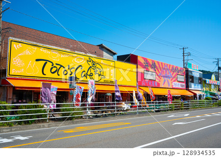 新潟 寺泊 魚の市場通り(魚のアメ横) 新潟 寺泊 魚の市場通り(魚のアメ横) 128934535