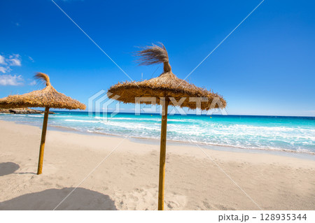 Menorca Platja Sant Tomas in Es Mitjorn Gran at Balearics 128935344