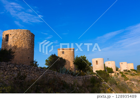Javea Xabia Molins de la Plana old windmills Alicante Javea Xabia Molins de la Plana old windmills Alicante 128935489
