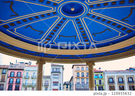 Pamplona Navarra Spain plaza del Castillo square 128935632