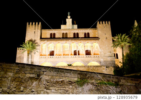 Almudaina Palacio Real o Alcazar in Palma de Mallorca 128935679