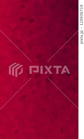 高級感のある深い赤色の和紙柄風モダン背景テクスチャー　きれい上品イラスト壁紙素材 128936719