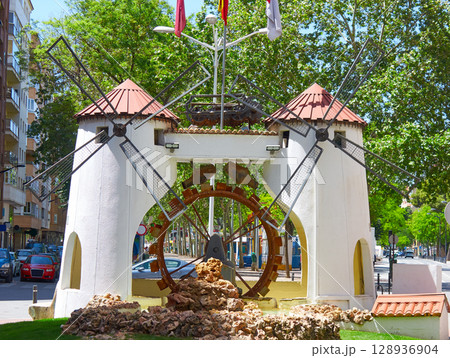 Feria windmill in Albacete at La Mancha 128936904