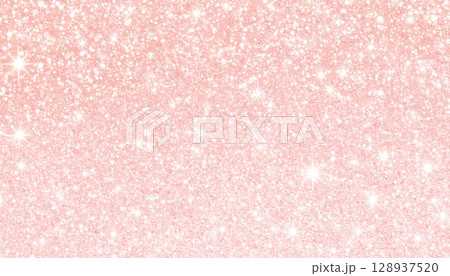 優雅に煌めくローズゴールドの背景 128937520