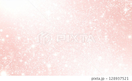 優雅に煌めくローズゴールドの背景 128937521