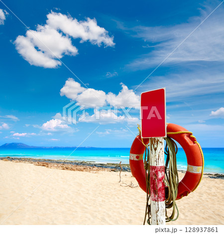 Corralejo Beach Fuerteventura at Canary Islands 128937861