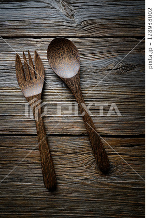 wooden tools spatules spoon and fork wooden tools spatules spoon and fork 128938002