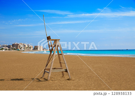 Burriana beach in Castellon of Spain 128938133