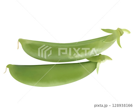 美味しそうなスナップエンドウ 128938166